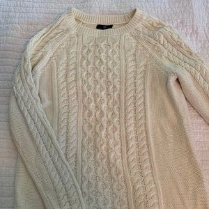 Gap Women’s Cream Cable-Knit Sweater Small